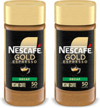 NESCAFÉ Gold Decaf Espresso Instant Coffee,3.17 oz,(Pack of 2)