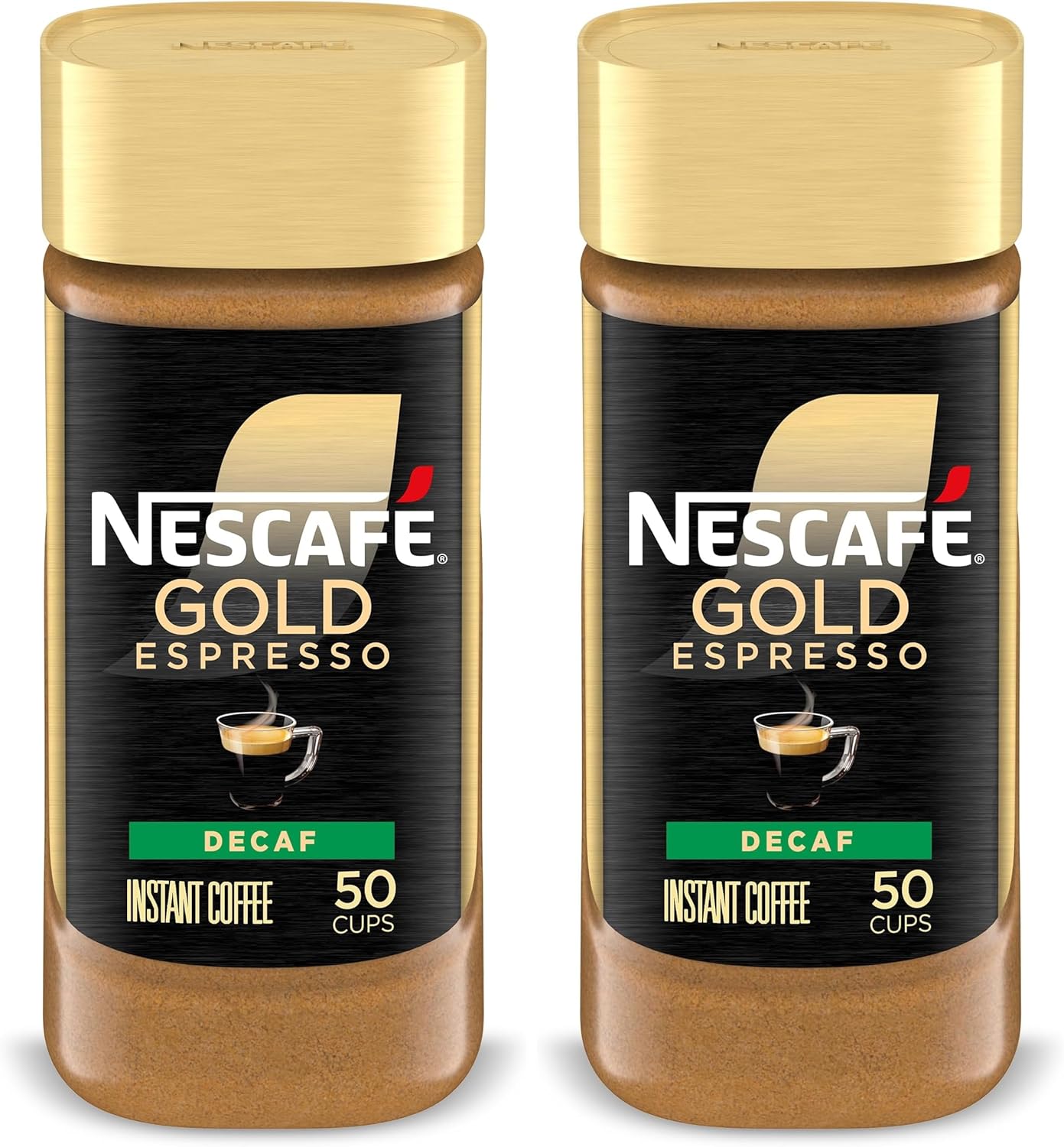 NESCAFÉ Gold Decaf Espresso Instant Coffee,3.17 oz,(Pack of 2)