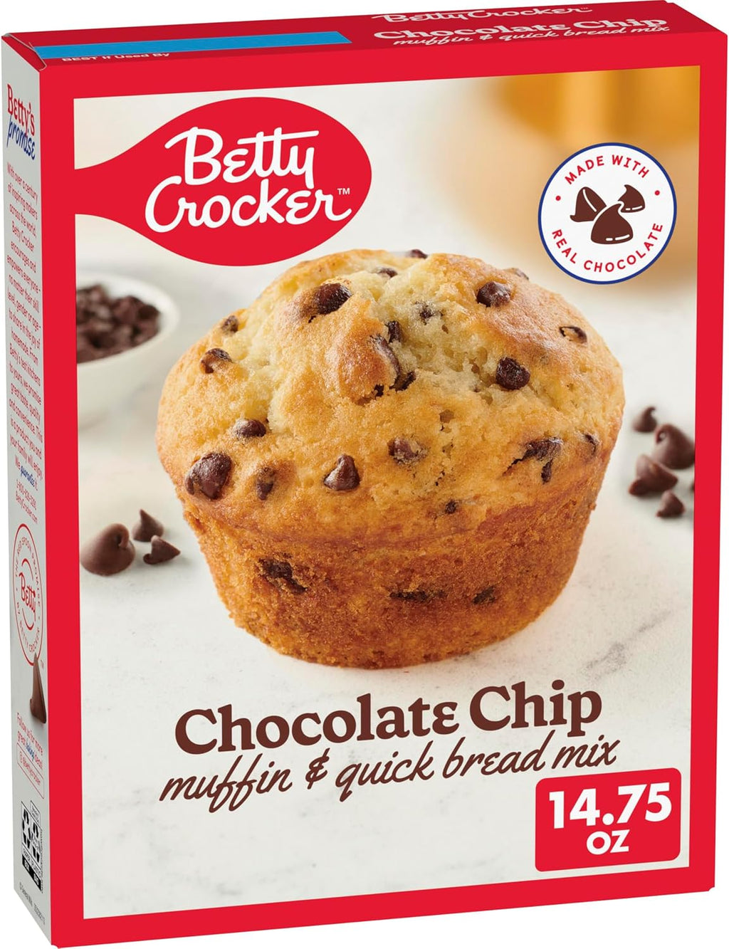 Betty Crocker Chocolate Chip Muffin and Quick Bread Mix, 14.75 oz