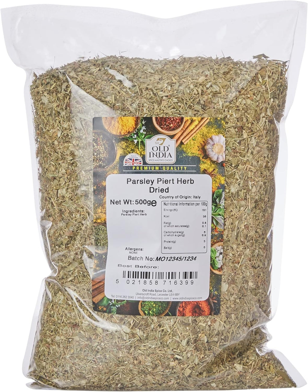 Old India Parsley Piert Herb Dried 500 g