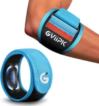 Gviipk 2026 Elbow Brace for Tendonitis and Tennis Elbow for Women Men, Breathable Tennis Elbow Strap with Compression Pad for Pain Relief, Adjustable Forearm Brace with Pressure Warning Design - 1Pack