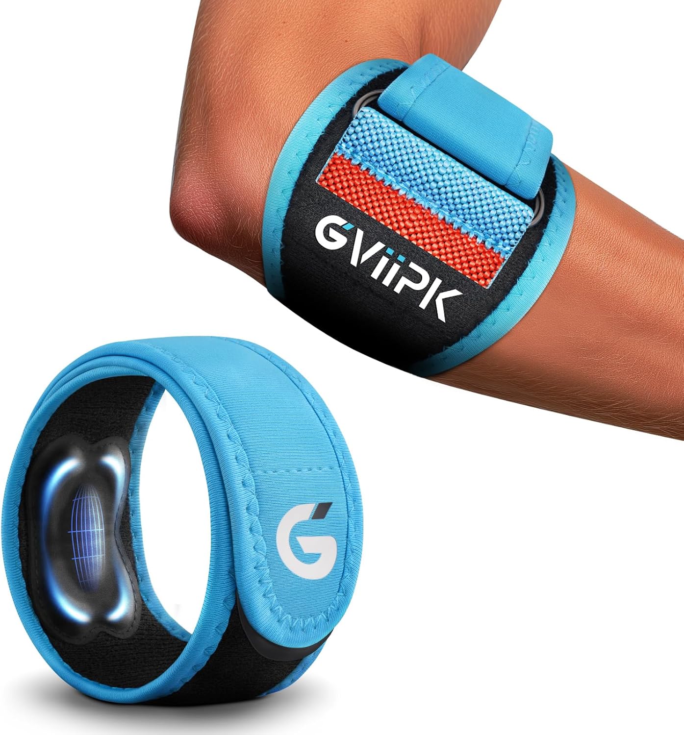 2026 Elbow Brace for Tendonitis and Tennis Elbow for Women Men, Breathable Tennis Elbow Strap with Compression Pad for Pain Relief, Adjustable Forearm Brace with Pressure Warning Design - 1Pack