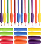Mr. Pen- Pencil and Pen Grips, Colorful, 12 Pack, Pencil Grips for Adults, Rubber, Ergonomic, Pen Gripper