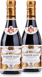 Giusti Balsamic Vinegar of Modena IGP – Full-Bodied Italian Gourmet Aceto Balsamico di Modena for Salads, Marinades, Cheese & More – 2 Gold Medals – Made in Italy – 8.45 fl oz (250 ml) - Pack of 2