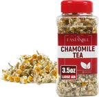 Eastanbul Chamomile Flowers Loose Dried, 3.5oz, Dried Chamomile Tea Loose Leaf, Flor de Manzanilla, Caffeine-Free Camomile Tea, Camomille Herb, Full Flavor, Vegan, Gluten Free