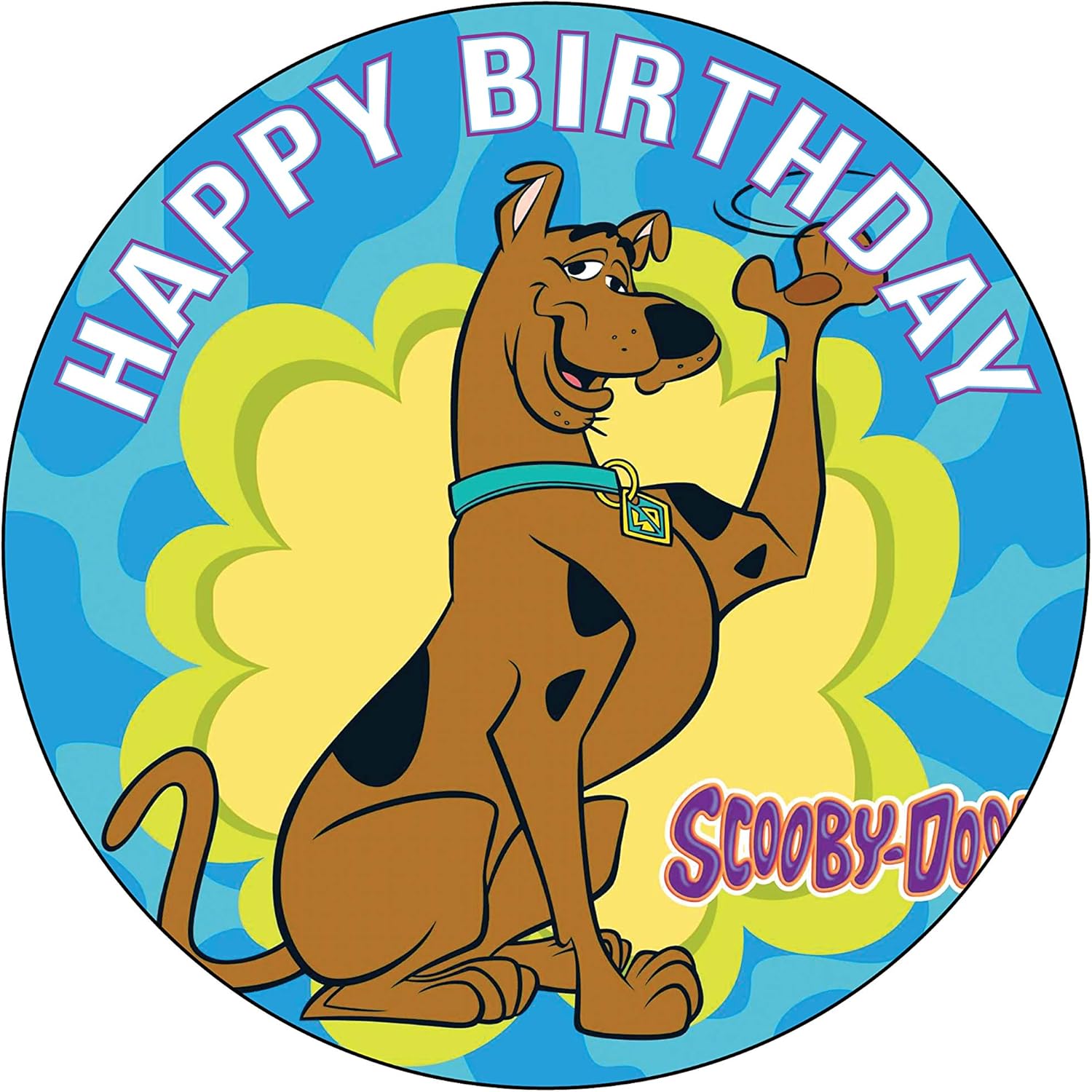 7.5" Edible Cake Toppers – Mystery Pup Dog Adventure Collection of Edible Cake Decorations | Uncut Edible on Wafer Sheet