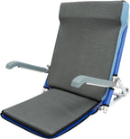 Adjustable Lifting Bed Backrest with Armrest, Folding Rest Sitting up, Adjusted in 5 Positions (20°~75°), Multifunction Portable Backrest Support, for Neck, Head, Lumbar Elderly Patient