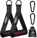 WALITO Exercise Handles, Replacement Cable Machine Attachments for Home Gym Equipment, Pulley System, Pilates, Resistance Bands, Strength Trainer, Heavy Duty Working Out Handles