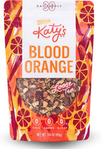 Katy’s Blood Orange Loose Tea - Hibiscus, Orange & Rose Hips - Loose Leaf Herbal Tea, Caffeine-Free, Sugar-Free - Hot or Cold Brew Tea - 30+ Cups - Woman-Owned - 3oz Pouch