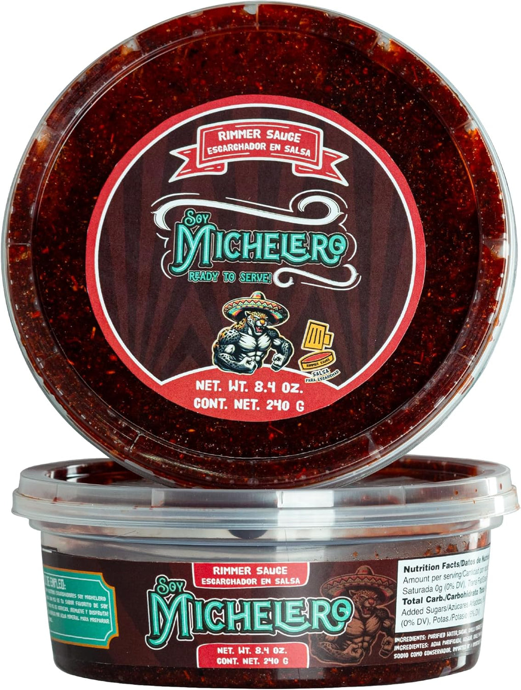 Soy Michelero SalsaMix Rimmer Sauce – Authentic Tamarind & Chamoy Dip [8.4 oz] – Perfect for Michelada Rims