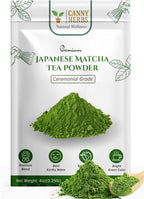 Canny Herbs Matcha Tea Powder 4oz, Japanese Ceremonial Grade, Green Tea Powder, Energy, Calm & Focus, Antioxidant Support