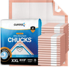 Chucks® Premium Disposable Underpads 30”x36” Ultra Thick Super Absorbent Chux Incontinence Bed Pads Disposable Adult with Adhesive Tape, Extra Large Pee Pads, Pet Training Pads 30x36 [25-Pack]