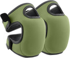 SUJAYU Gardening Knee Pads for Women, Soft Neoprene Knee Pads for Men Construction, Work Knee Pad for Women Men, Rodilleras Para Roofing Rodilleras Para Trabajo (Green)