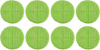 Microfiber Mop Pads For Electric Floating Mop With Rotating Heads, 6.3 Inch Diameter, Highly Absorbent And Machine Washable, Fits Tile Hardwood Laminate Floors(8PCS)