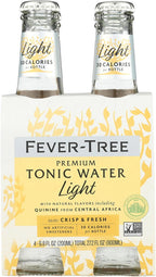 FEVER-TREE Lite Tonic Water 4 Pack, 6.8 FZ