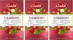 Galil Strawberry Tea Pack of 3 – Caffeine-Free Herbal Tea, Certified Kosher Tea – Non-GMO Fruit Teabags 20 Count, 60 Tea Sachets Total (Pack of 3)