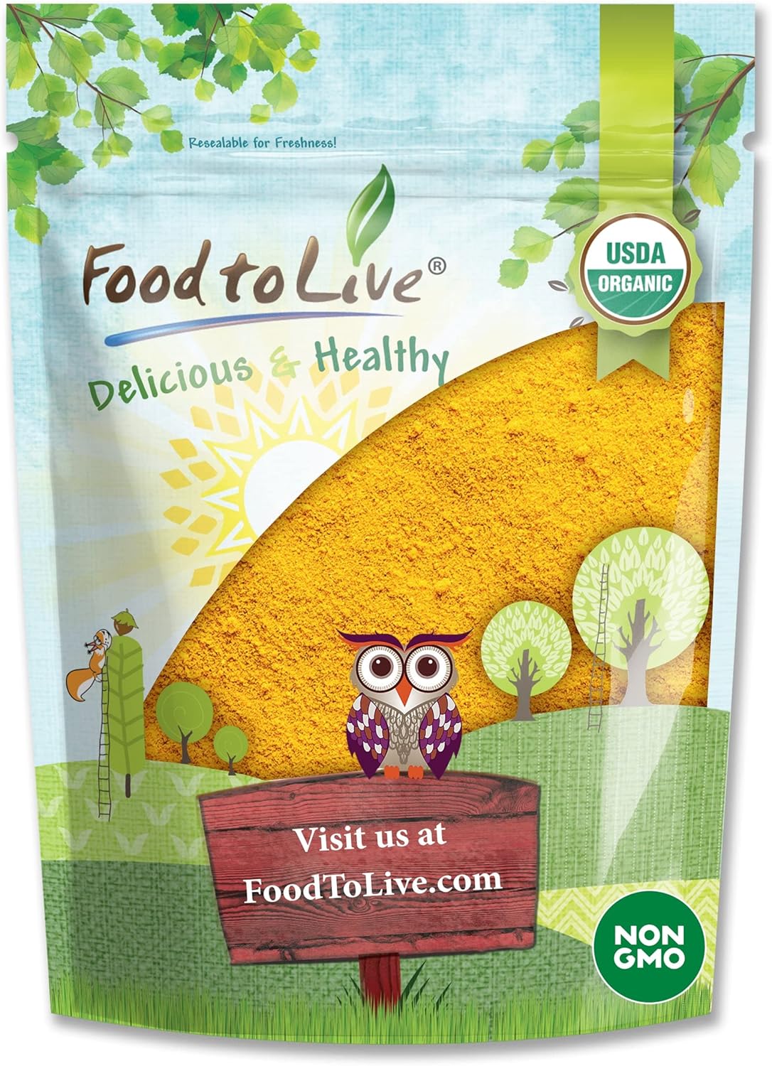 Food to Live Organic Pumpkin Fruit Powder, 8 Ounces – Non-GMO, Milled Dried Pumpkin, 100% Pure, No Additives, Vegan, Bulk, Plant-Based Pumpkin Powder for Baking, Pumpkin Latte, Soups, Smoothies.