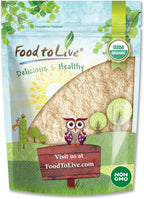 Food to Live Organic Green Pea Flour, 5 Pounds – Non-GMO, Finely Ground, Pure, Raw, Keto, Nutritious Vegan Powder in Bulk. Good Source of Protein & Fiber. Great for Baking, Pizza and Home-Made Pasta