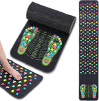 Kifmurase Foot Massage Mat, Acupressure Mats, Reflexology Walk Stone Road for Long Sitting Elderly Students Workers, Foot Massage Acupoint Mat for for Pain and Stress Relief (68.9 x 13.78 Inches)