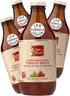 Papa Vince Low Sodium Cherry Tomato Sauce - Made in Italy, 50 mg Sodium per serving, 4-pack, 333g each Glass Jar