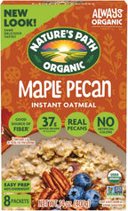 Nature's Path Organic Maple Nut Instant Oatmeal, 14 oz (Pack of 1), Non-GMO