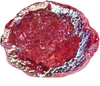 SUNYIK Natural Rainbow Titanium Coated Quartz Geode Quartz Crystal Cluster Specimen for Home Office Decoration Reiki Healing Meditation, 10-35g(0.02-0.08lb), Red AB Crystal