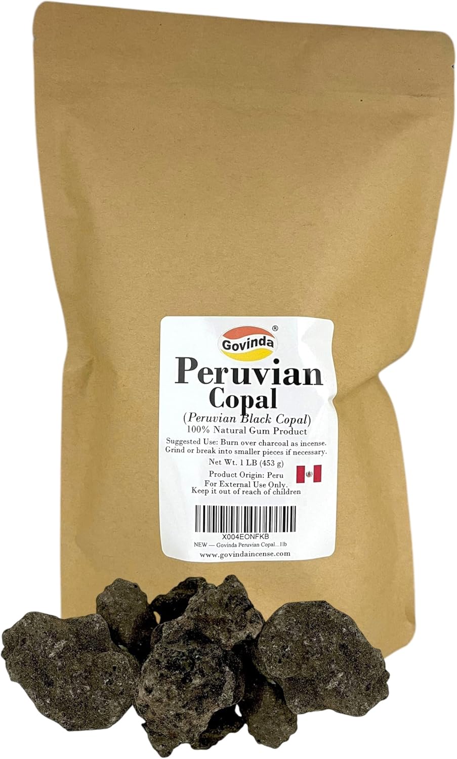 Govinda - Peruvian Copal Gum Tree Sap1 lb