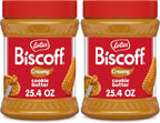 Lotus Biscoff Cookie Butter Spread, Creamy, non GMO + Vegan, 25.4oz (Pack of 2)