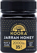 KOORA Jarrah Honey TA 35+ (Stronger than MGO 2000+ Manuka Honey Bioactivity) Raw Medicinal Honey with Medical Grade Potency for Daily Health and Immune Support from Western Australia, 8.8 oz