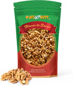 California Raw Walnuts- 4 Pounds, Resealable Package-Fresh, No Shell, Unsalted-All Natural Dry Halves and Chopped Pieces-For Snacking, Kids, Baking Brownies, Diet- Kosher Certified- by We Got Nuts