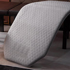 Grey(t),70 * 185cm, Memory Foam Massage Bed Mattress Topper Thicken 3Cm Lash Bed Topper with Anti Slip Elastic Band Spa Bed Topper Without Hole Massage Accessories Square Round Head