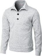 H2H Mens Casual Slim Fit Pullover Sweatshirts Knitted Shirts Napping Inside