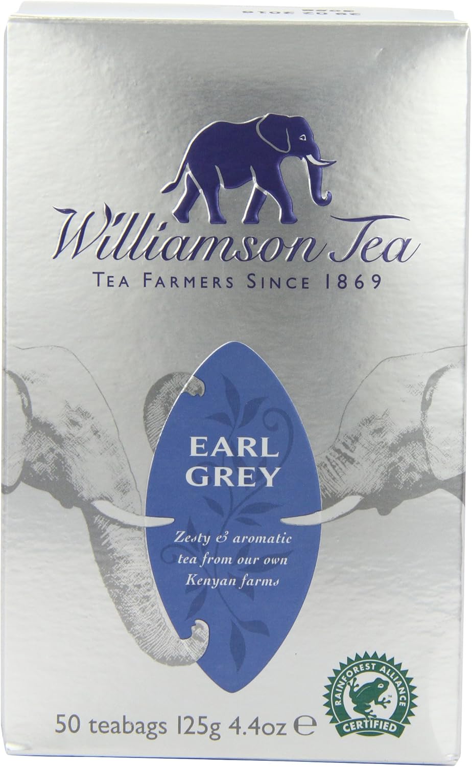 Williamson Tea Earl Grey. 4 Pack of 50 Teabags