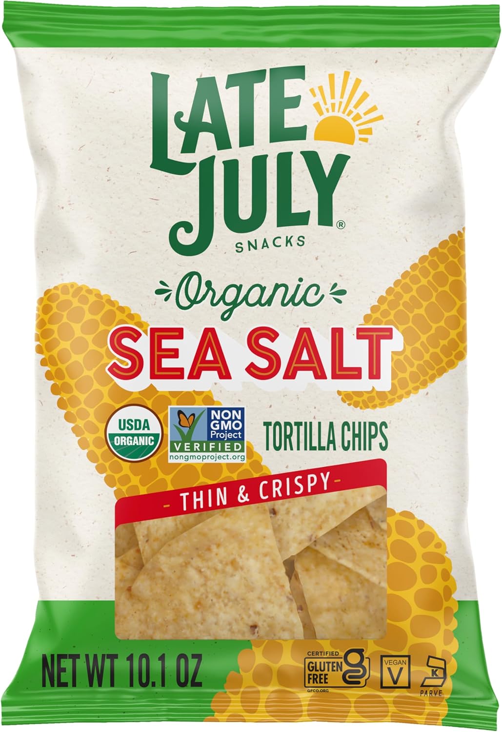 Late July Sea Salt Organic Tortilla Chips, 10.1 Oz Bag