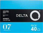 Delta Q DeQafeinatus Decaf Espresso Capsules for Delta Q Machines, Intensity 7 Coffee Pods with Caramel & Dried Fruit Notes, XL Pack, 40 Pods