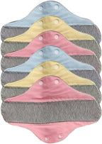 6Pcs Reusable Menstrual Pads Menstrual Pads/Reusable Sanitary/Mama Panty Liners