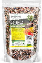 10-10-10 Plant Fertilizer Slow Release - 10 10 10 All Purpose Granular Garden Fertilizer for Vegetables, Tomato, Arborvitae, Shrubs, Rose, Flowers, Fruit, Fig Trees (1/2 Quart)
