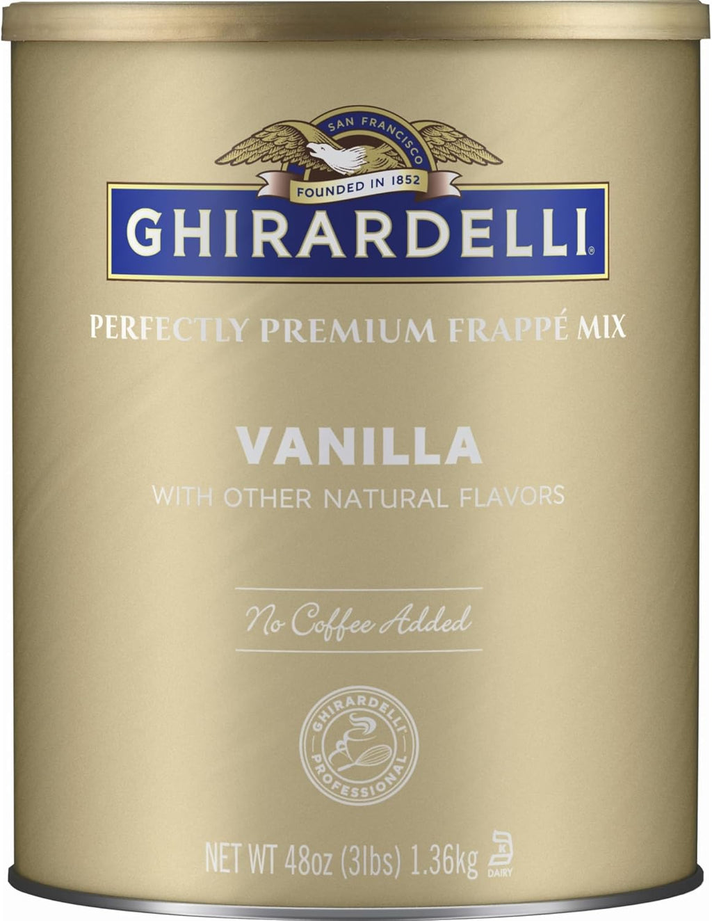 Ghirardelli Chocolate Company Vanilla Frappé Mix, 3 lb