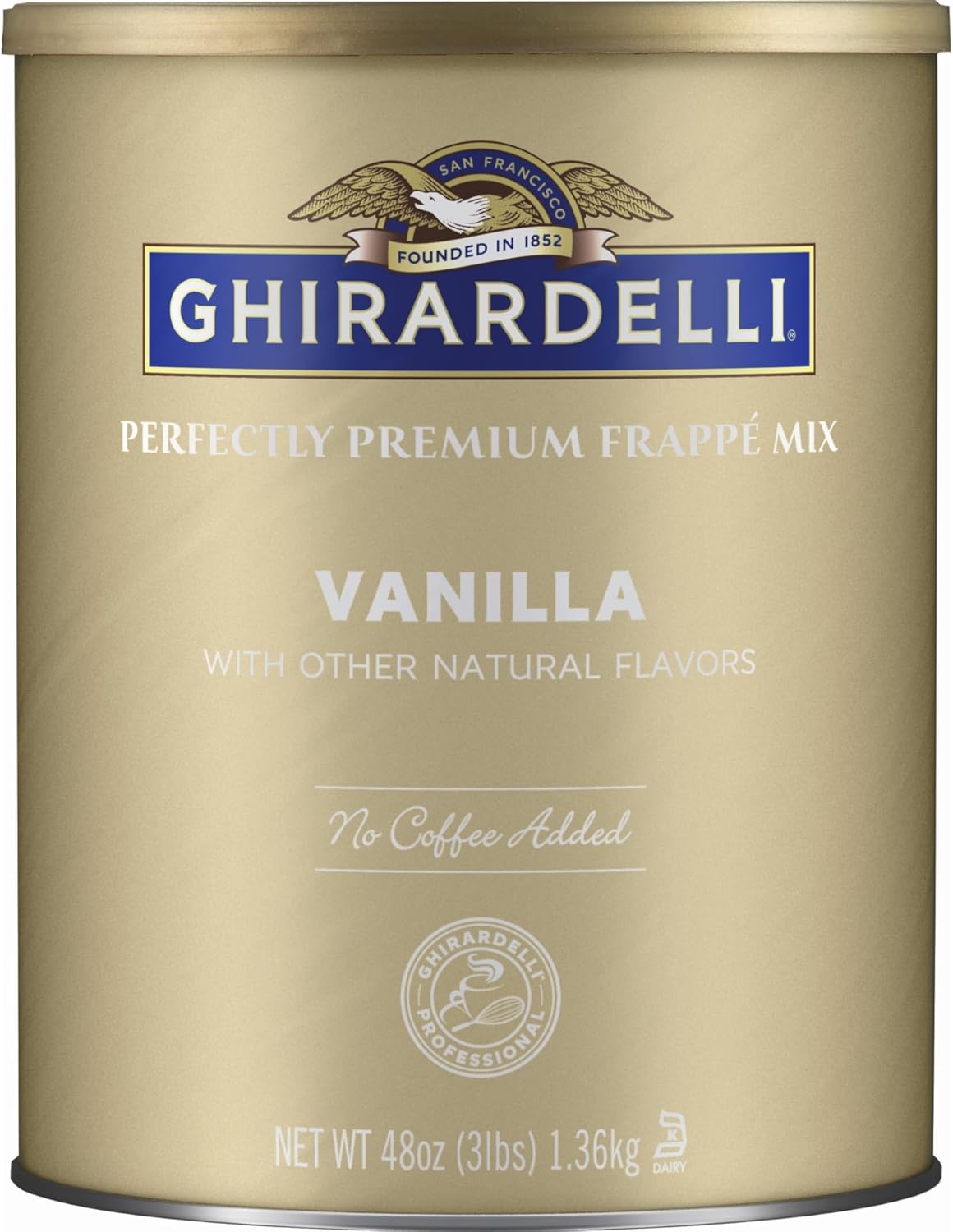 Ghirardelli Chocolate Company Vanilla Frappé Mix, 3 lb