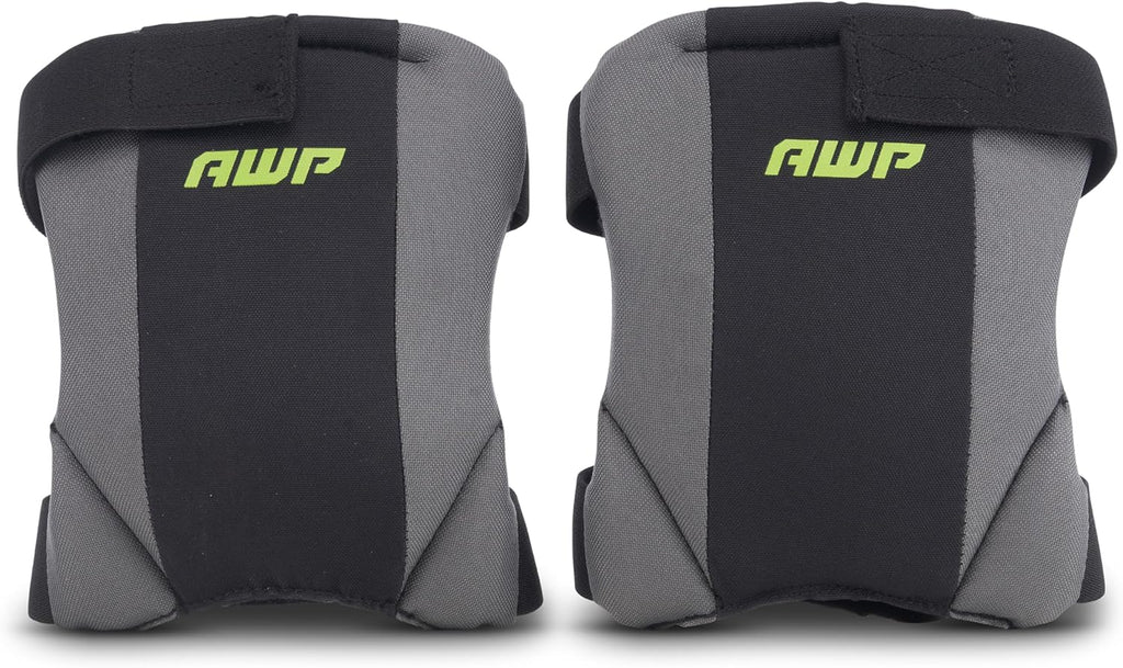 AWP Low-Profile Fabric Cap Work Knee Pads | Non-Marring Non-Scratching All-Day Comfort Knee Pads | One Size