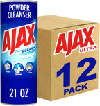 Ajax Powder Cleanser with Bleach - 21 ounce (Pack of 12)