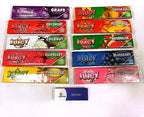 Juicy Jay's FLAVORED ROLLING PAPER KING SIZE SLIM - 10 BOOKLETS IN 10 FLAVORS