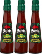 Bufalo Salsa Clasica Mexican Hot Sauce 5.4 oz (Pack of 3)