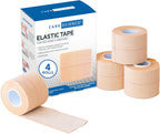 Care Science High Performance Elastic Self Adhesive Bandage Wrap Tape 2in x 2.5yds 4ct | Ideal for First Aid, Securing Bandages, Dressings, and Other Medical Devices