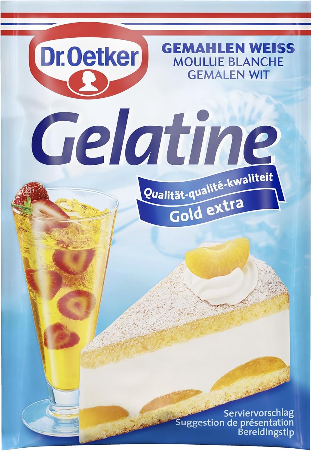 Gelatine Weiss, Gold Extra (Dr.Oetker) 3pk
