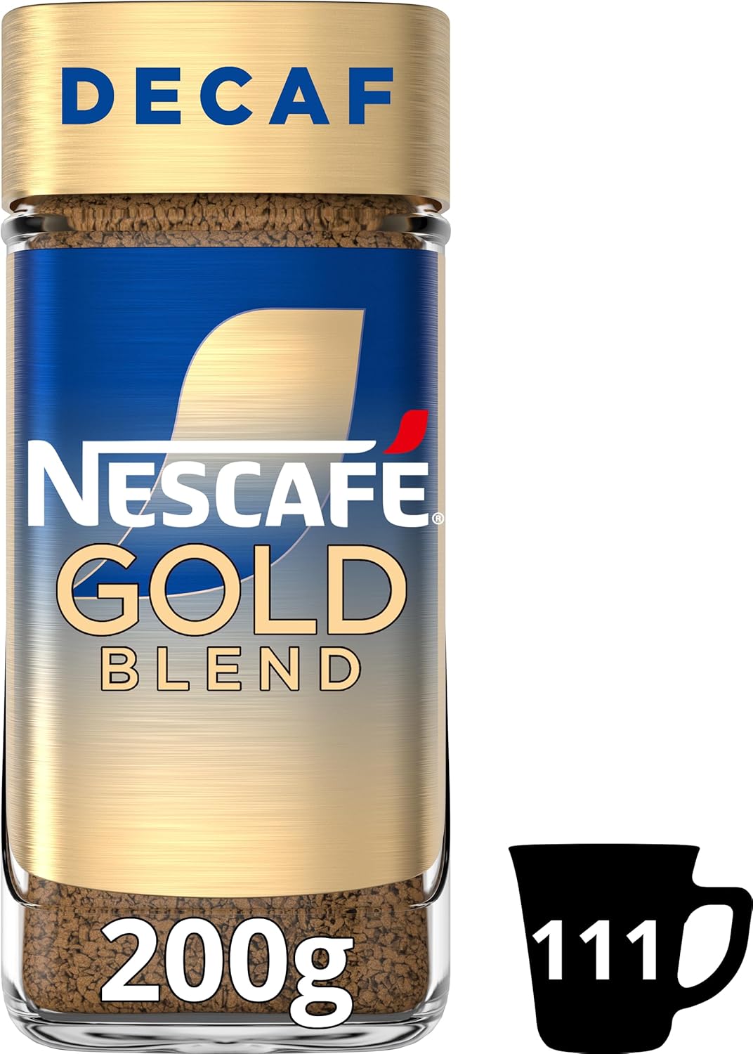 Nescafé Gold Blend Decaffeinated Instant Coffee Jar, 200 g