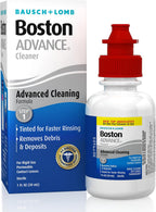 Boston Advance Contact Lens Solution, Advanced Cleaning Formula for Rigid Gas Permeable (RGP) Lens, Removes Debris & Deposits, 1 Fl Oz