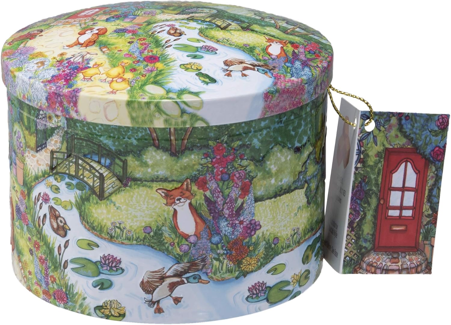 Gardiners of Scotland Handmade Fudge, Country Garden Dairy Cream Cream Fudge 7 Ounce Round Tin