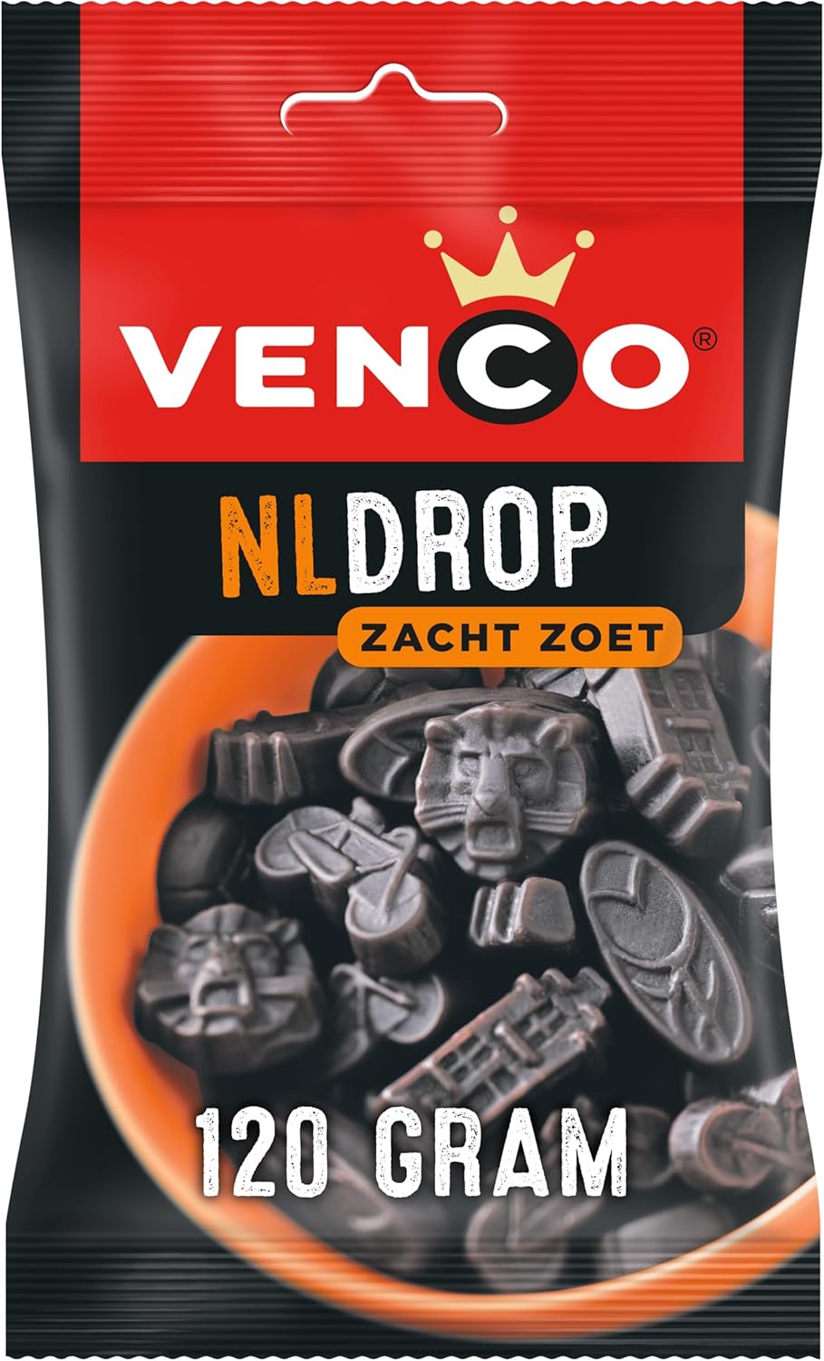 Venco NL Drop Dutch Black Licorice Soft Sweet 120g 4.23 ounce