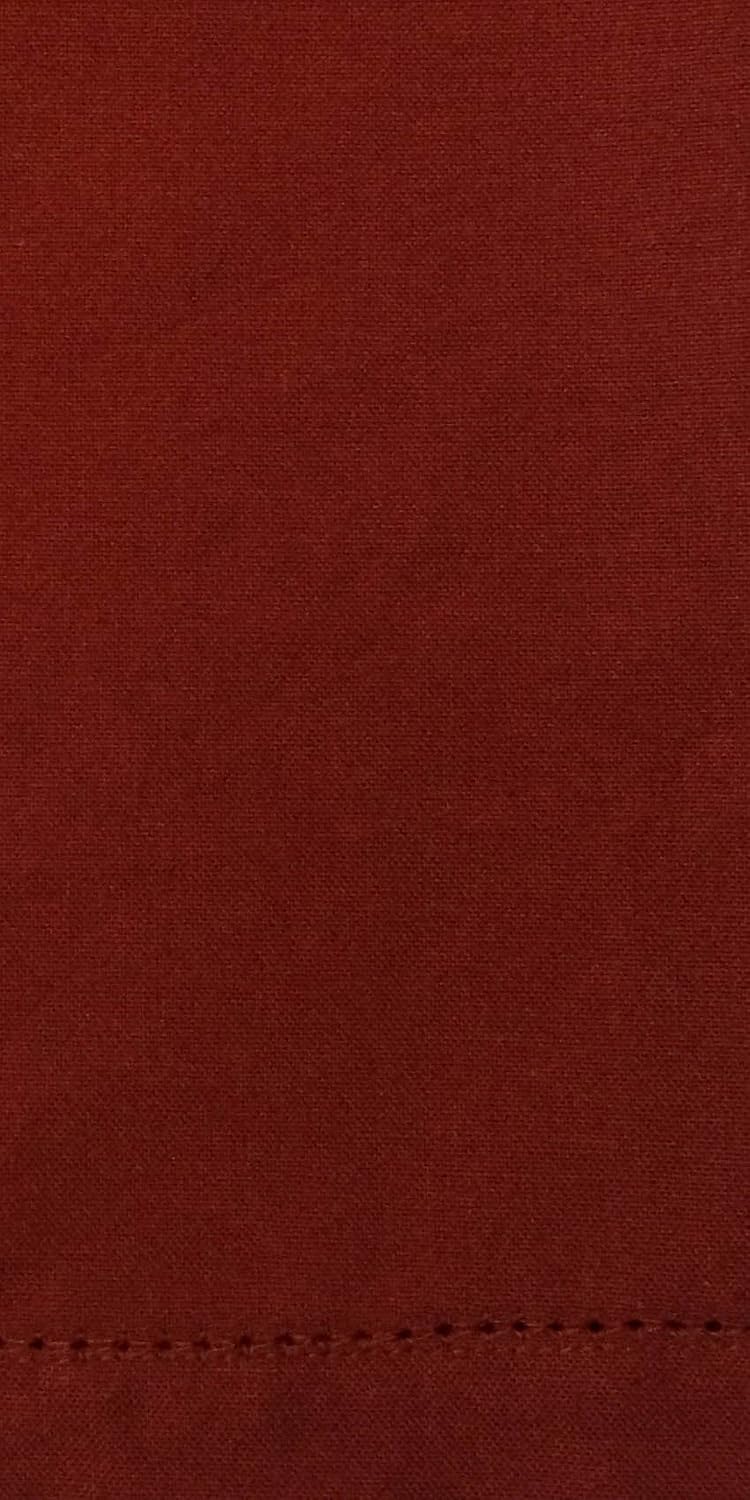 Dunroven House Hemstitch Napkin, Red